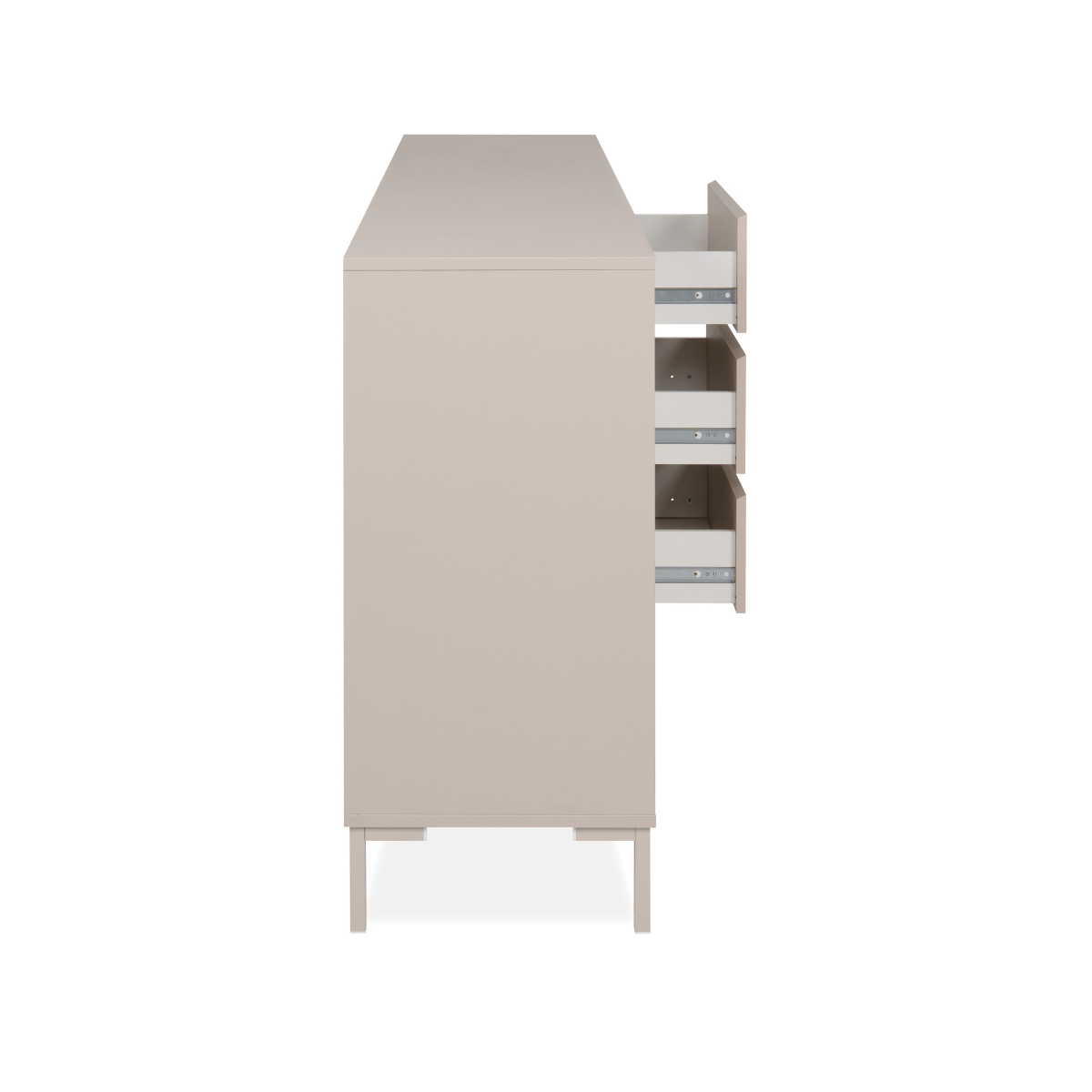 Buffet 3 portes et 3 tiroirs NERIO beige, CALICOSY