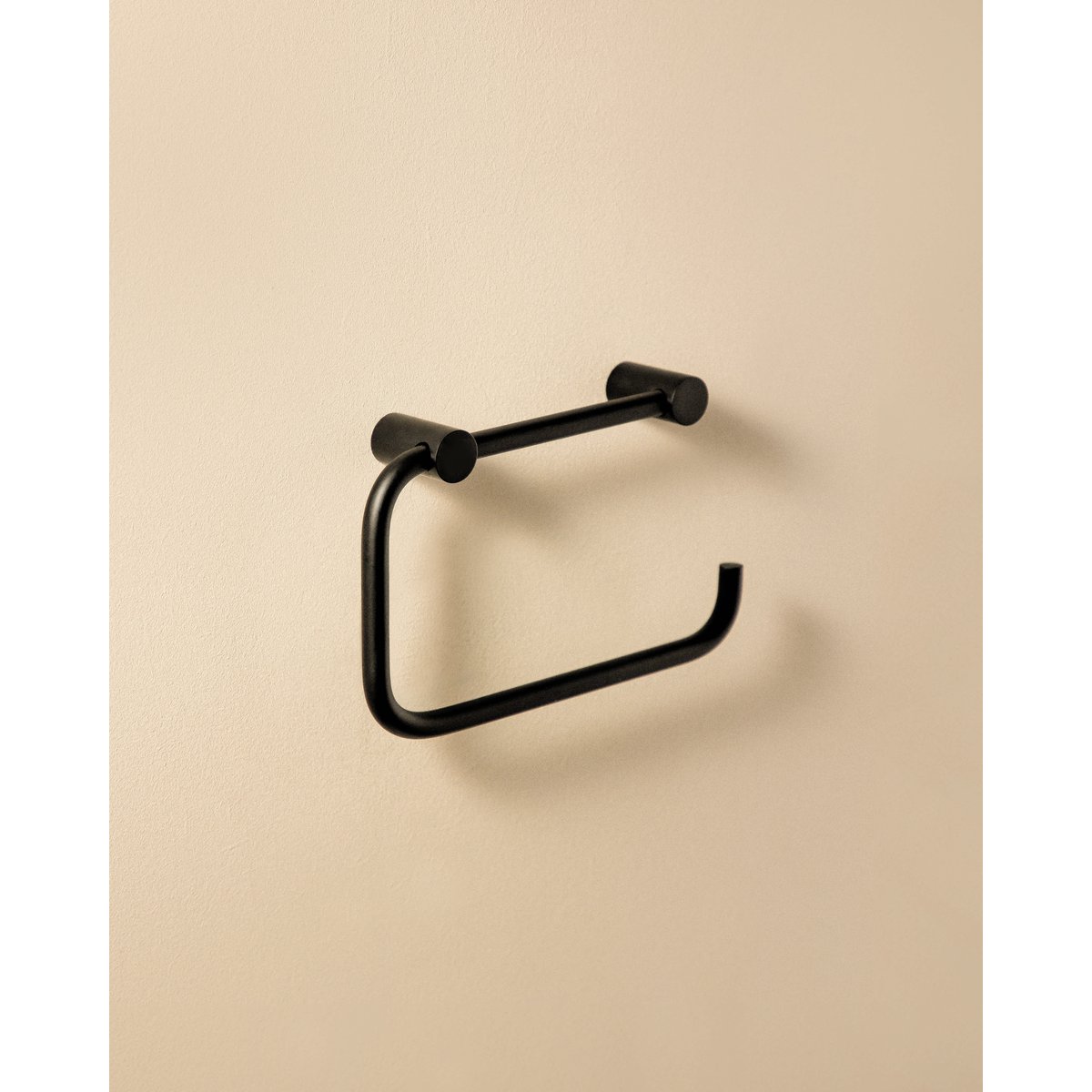 Porte Papier Toilette mural  LOGIC noir mat, COSMIC