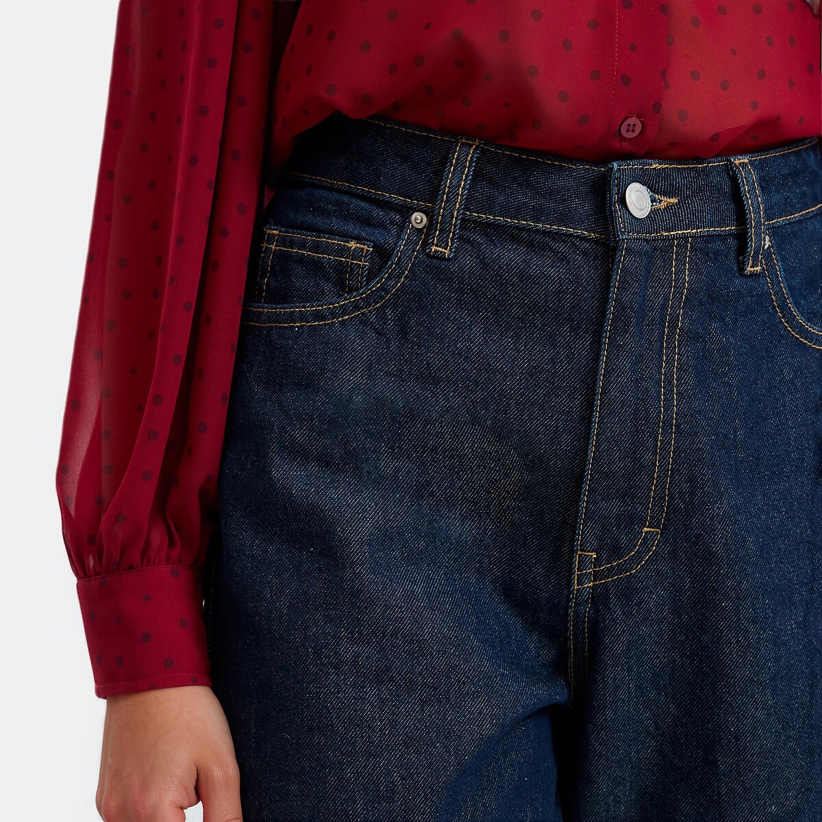 Gerade Jeans, Standardhöhe dark blue, LA REDOUTE COLLECTIONS