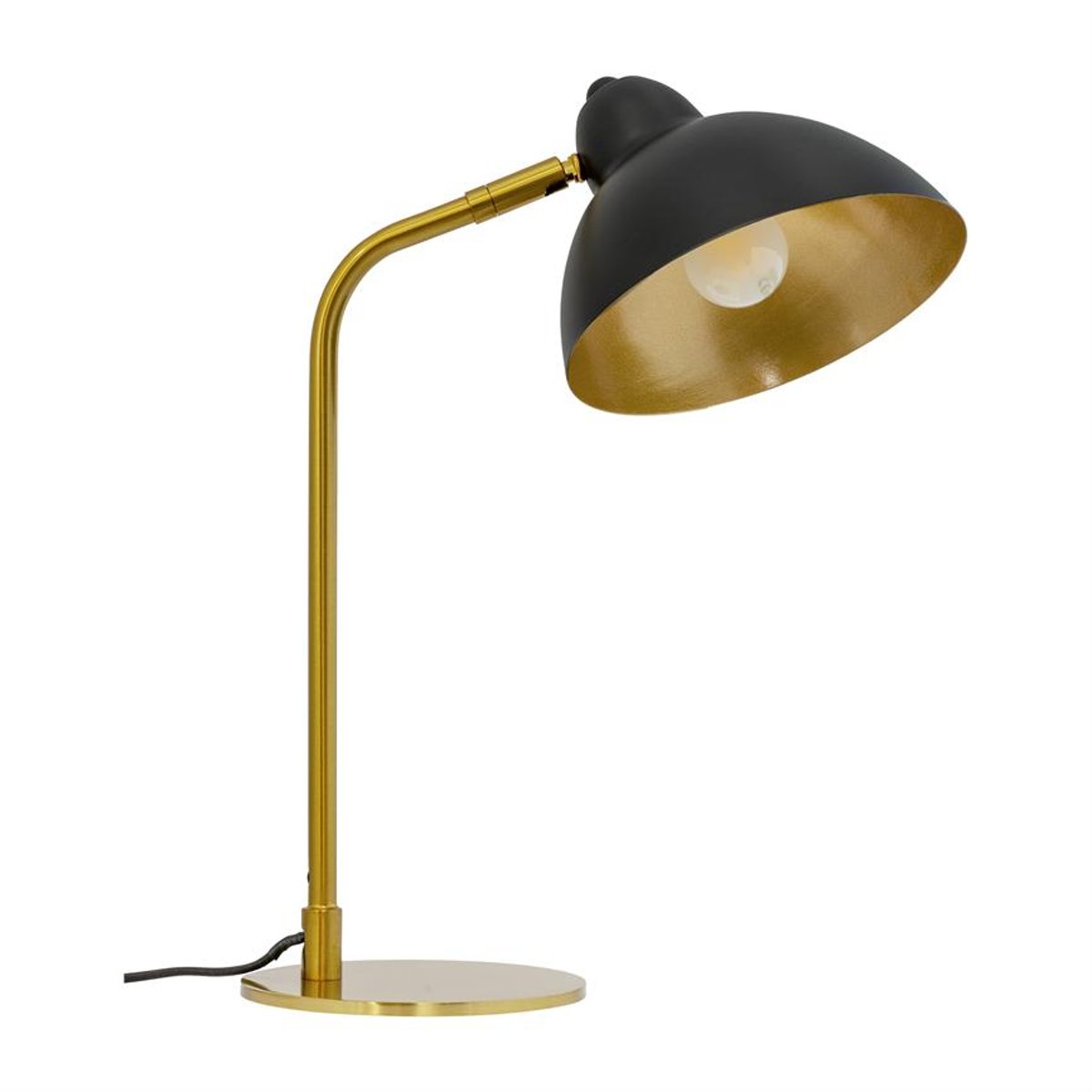 Lampe à poser laiton petit FUTURA noir, DYBERG LARSEN