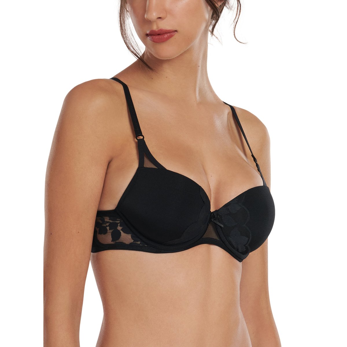 Soutien-gorge préformé Leonie noir, LISCA