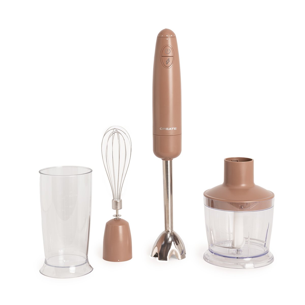 Mixeur plongeant multifonction FULLMIX RETRO moka, CREATE