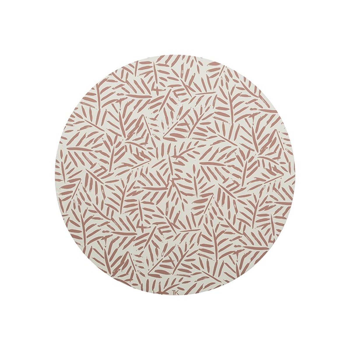 Tapis protège sol rond feuille LEAVES - SEA SHELL sea shell, TODDLEKIND