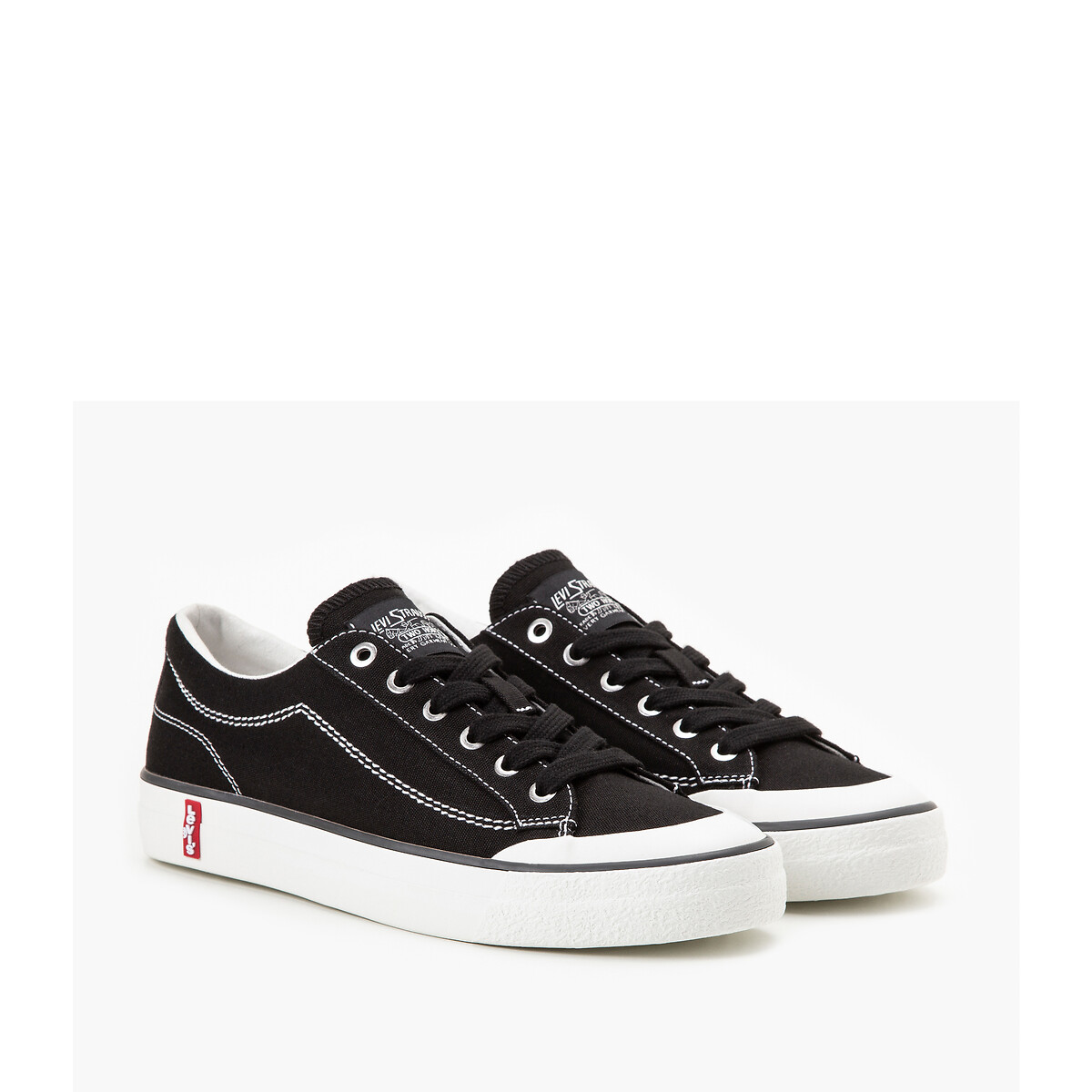 Baskets ua old skool platform nero bianco Vans La Redoute