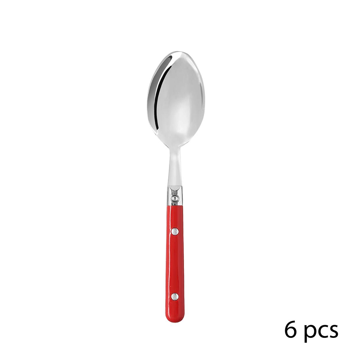 Ménagère 24 pièces en acier inoxydable BISTROT gris, SECRET DE GOURMET