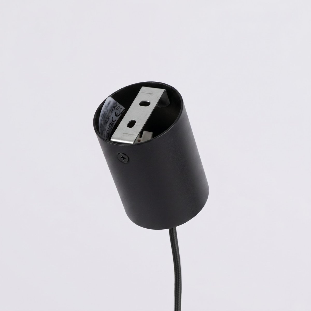 Lustre Aluminium Noir Gx53 4 AURA noir, EDEN