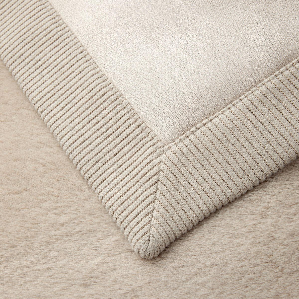 Plaid en synthétique beige, KALDER multicolore, BOSS HOME