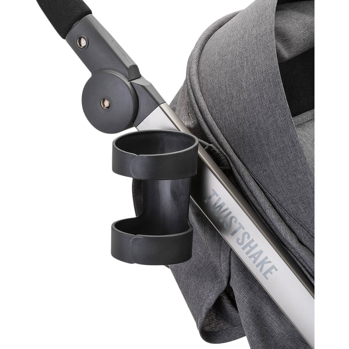 Porta-copos para carrinho de passeio Twistshake Tour preto , TWISTSHAKE
