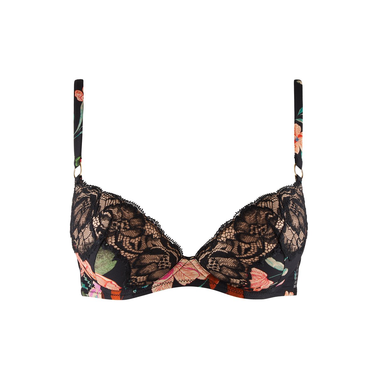 Soutien-gorge push-up coque Sweetfolk rouge, AUBADE