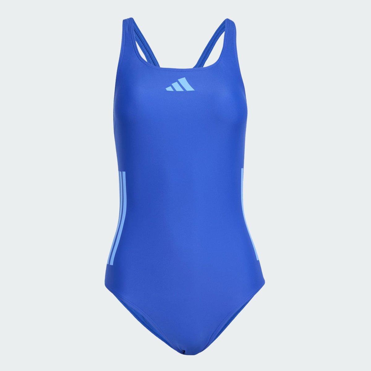 Maillot De Bain 3 Bandes Dos En C semi lucid blue / blue fusion, adidas Performance