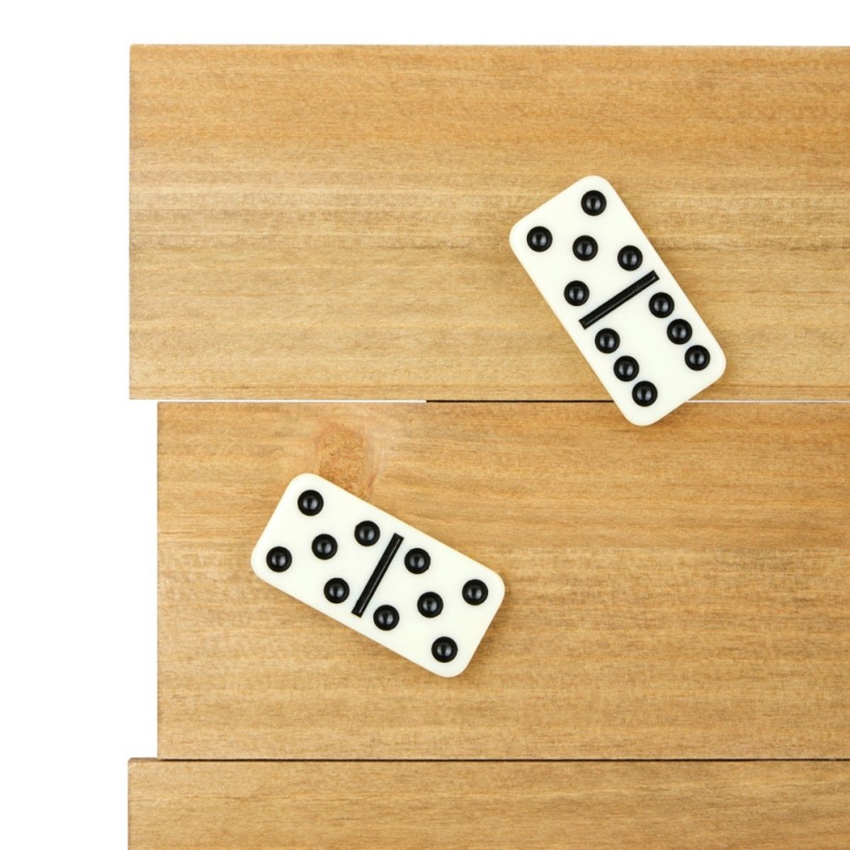 Horloge Domino Noire Et Beige Diam 30 beige, DECORATIE