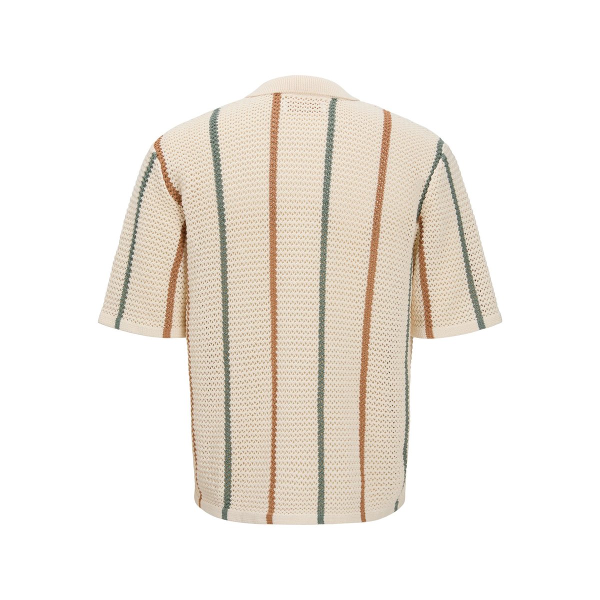 Polo Tricoté blanche - sea salt 1, JACK & JONES