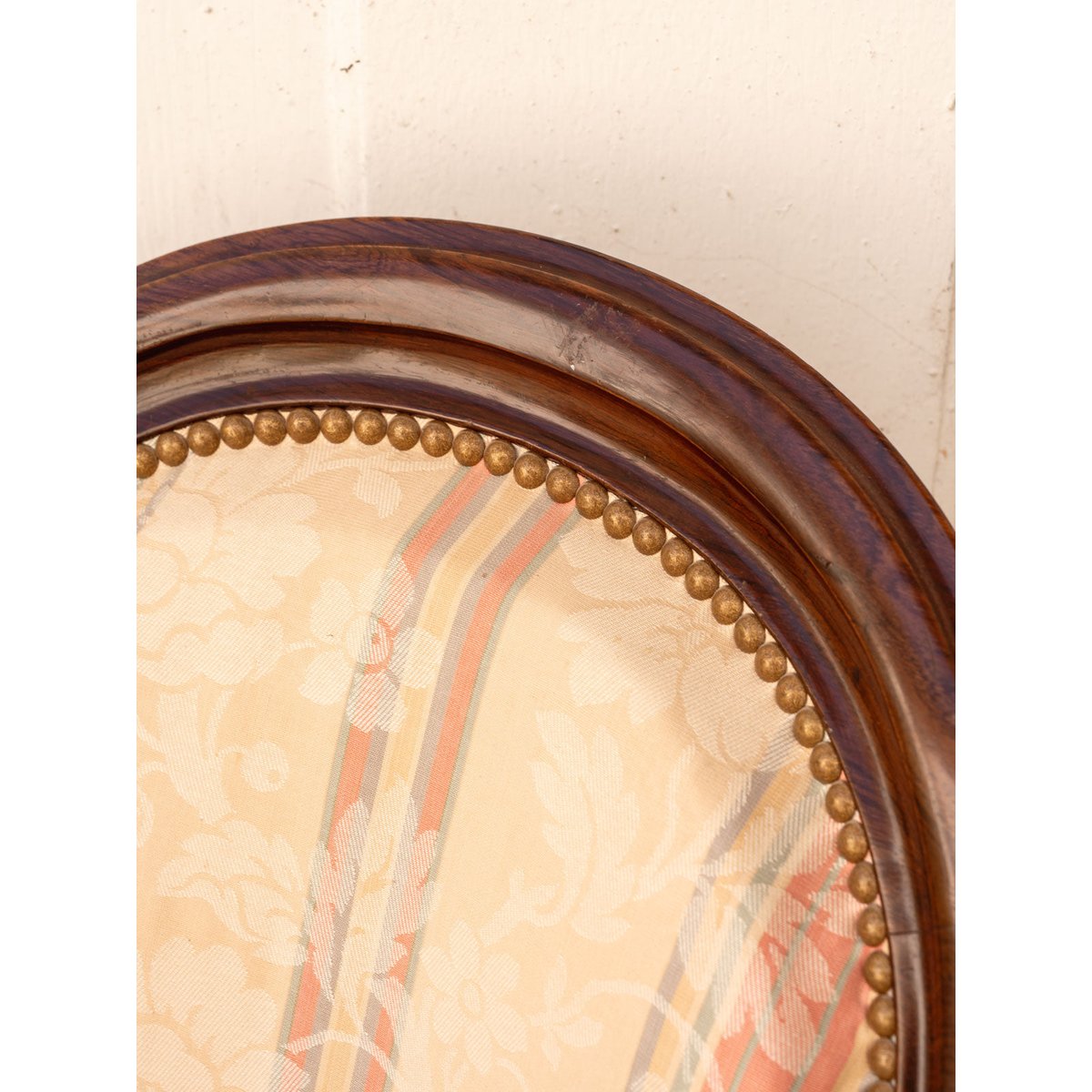 Paire de chaises Napoléon III en bois Claude N°1454 - Bon état bois foncé, DEBONGOUT