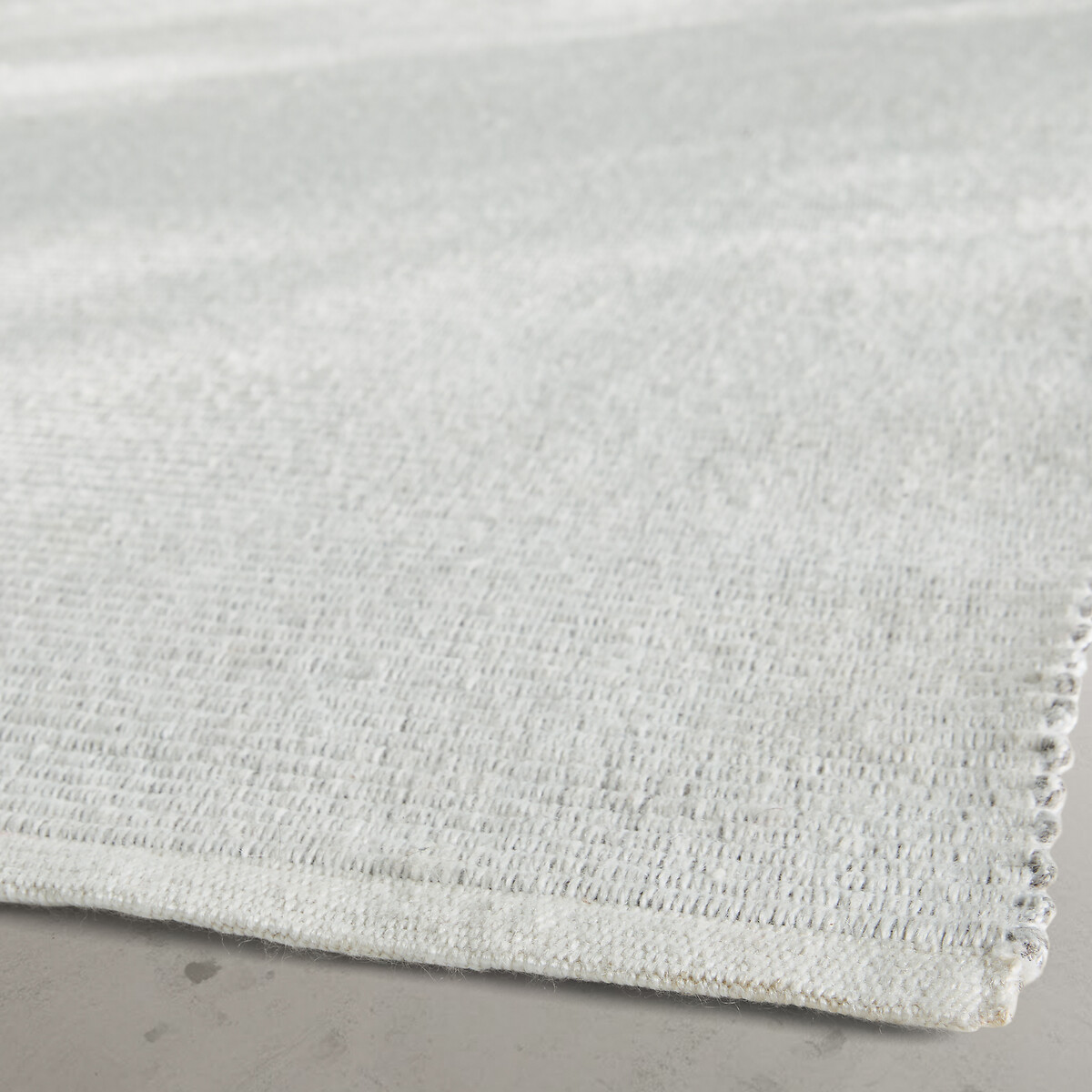 Tapis d'intérieur et extérieur en polyester recyclé, NOURO craie, AM.PM