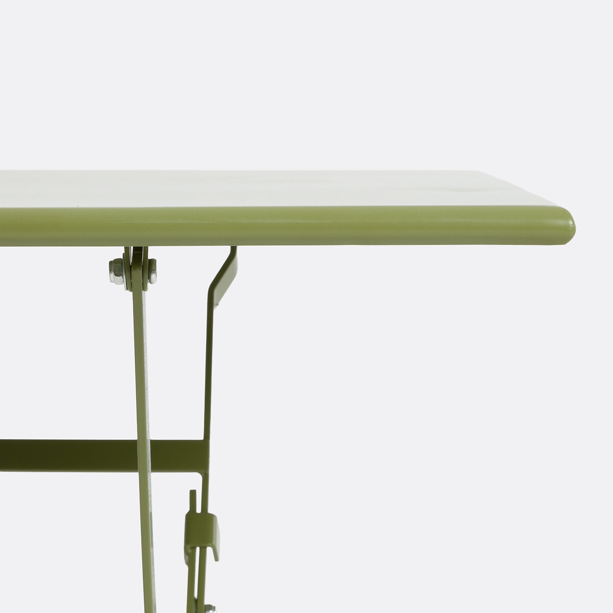 Mesa plegable rectangular, de hierro Ozevan caqui, LA REDOUTE INTERIEURS