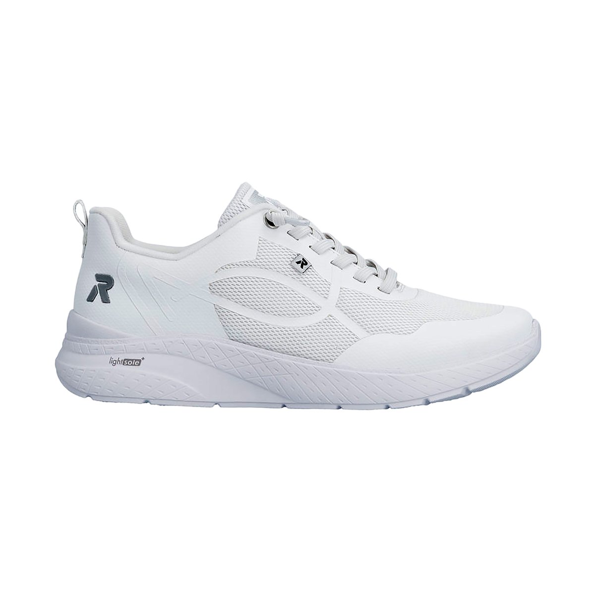 Basket Basse à Lacets Mesh blanc, RIEKER
