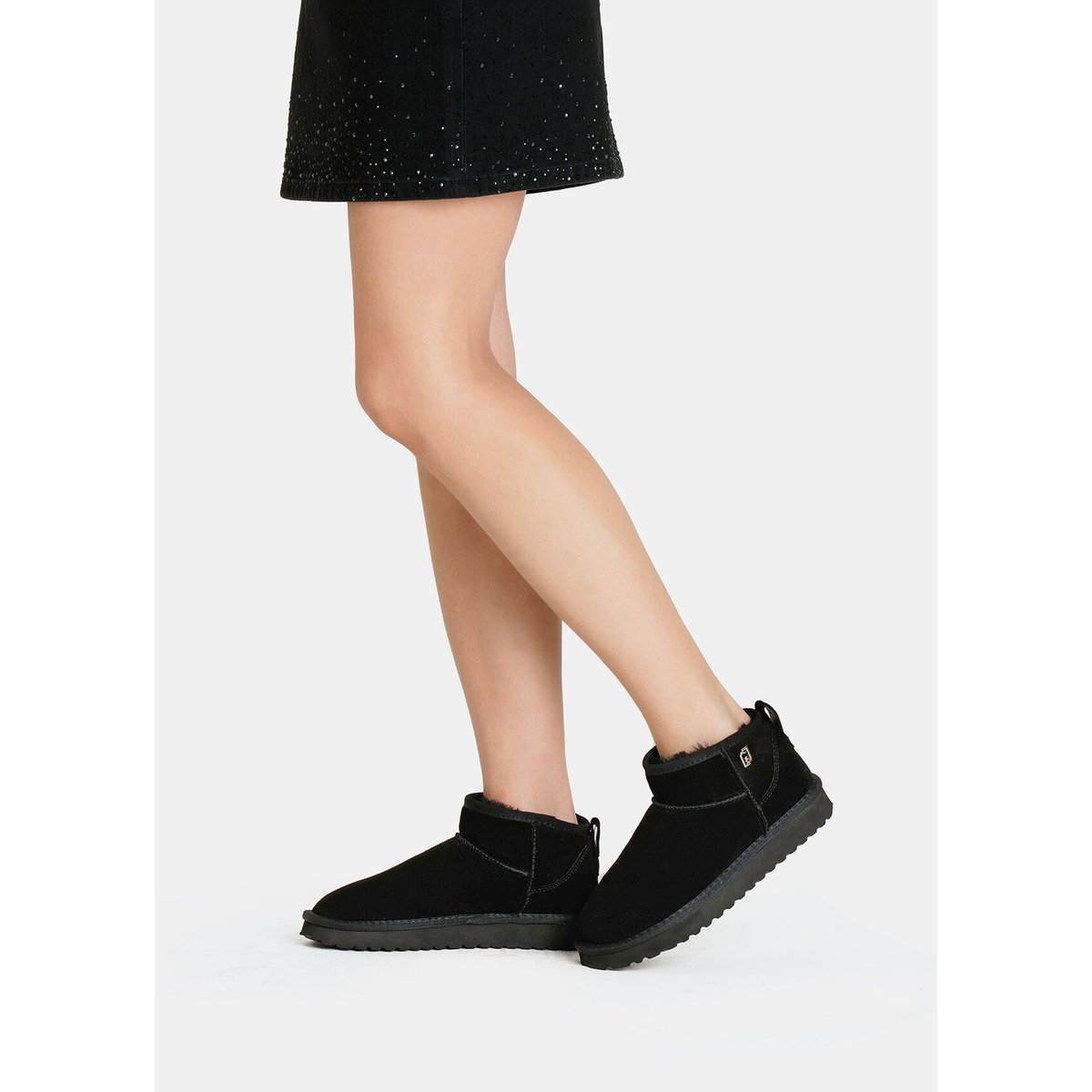 Bottines en daim noir, LIU JO