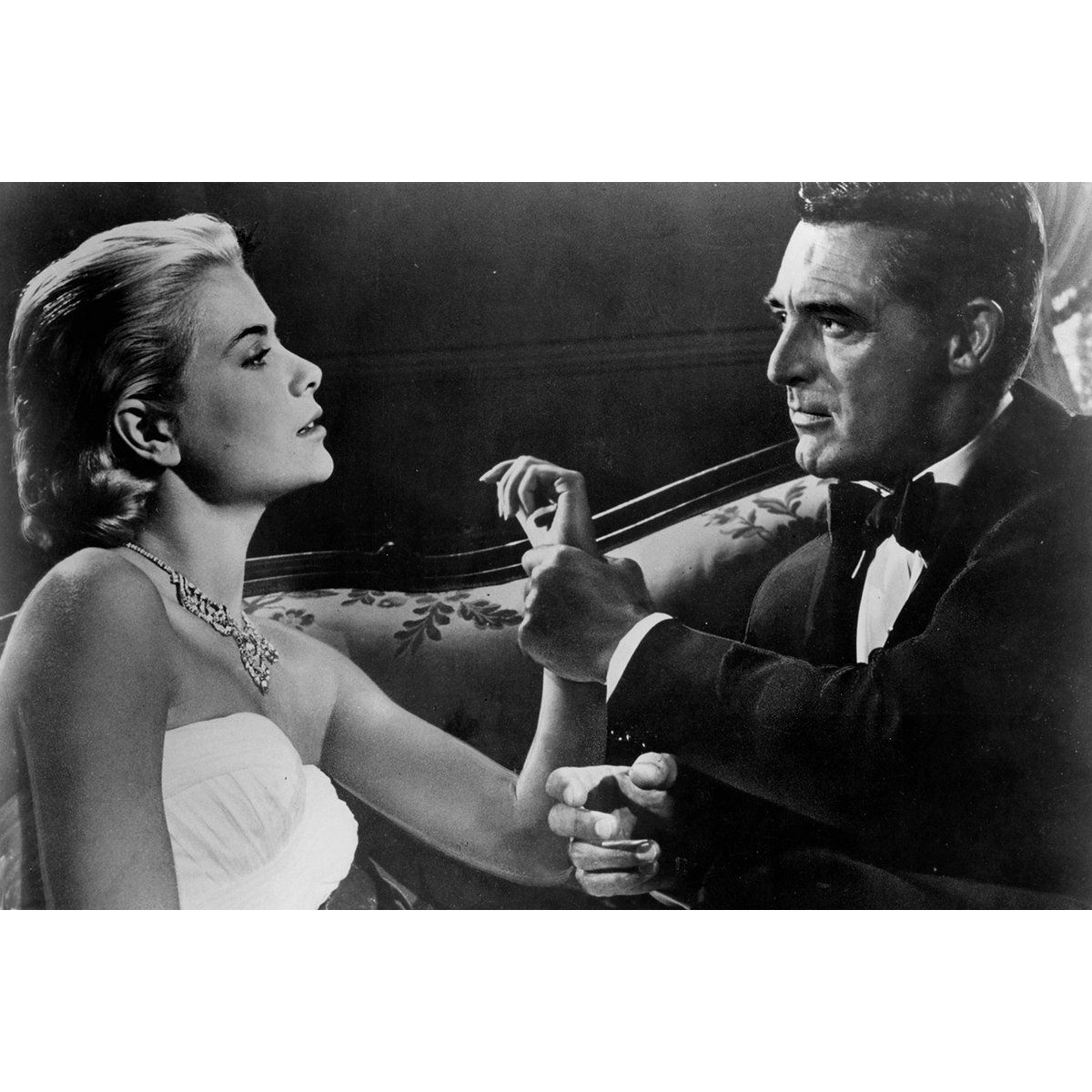 Tableau connu- Cary Grant et Grace Kelly tableau alu dibond, HEXOA