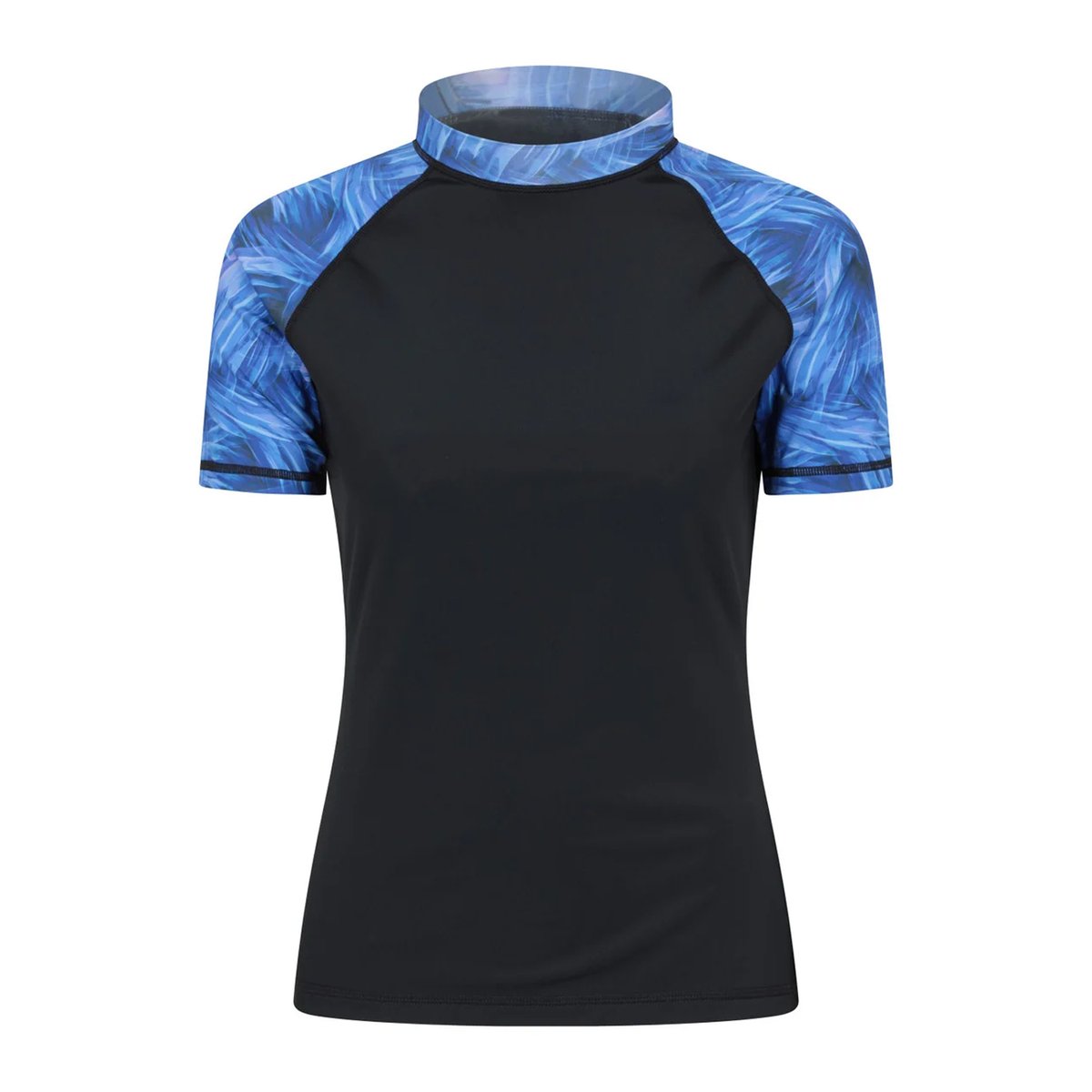 Haut de bain anti-irritation motif/style uni et imprimé PATTERNED bleu sarcelle, MOUNTAIN WAREHOUSE