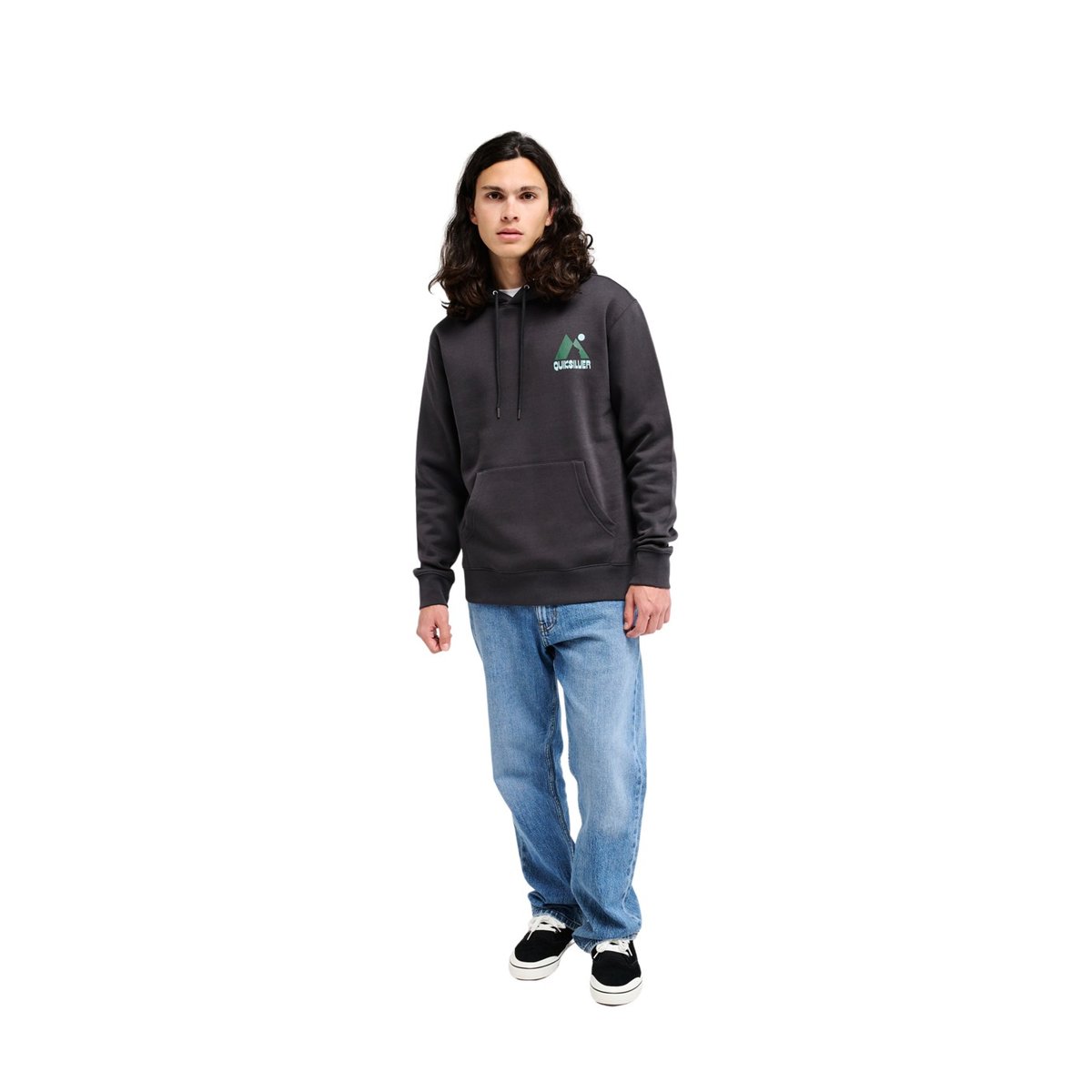 Sweat capuche SALT WATER PEAK noir tarmac, QUIKSILVER