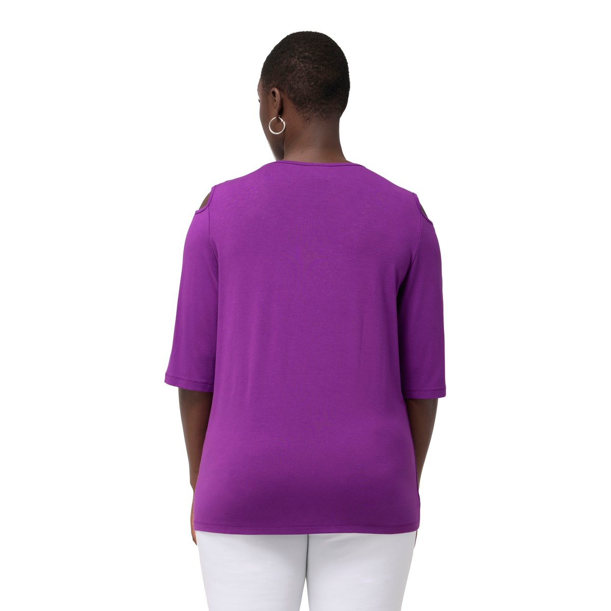 T-shirt, étoiles fantaisies, coupe évasée mûres, ULLA POPKEN