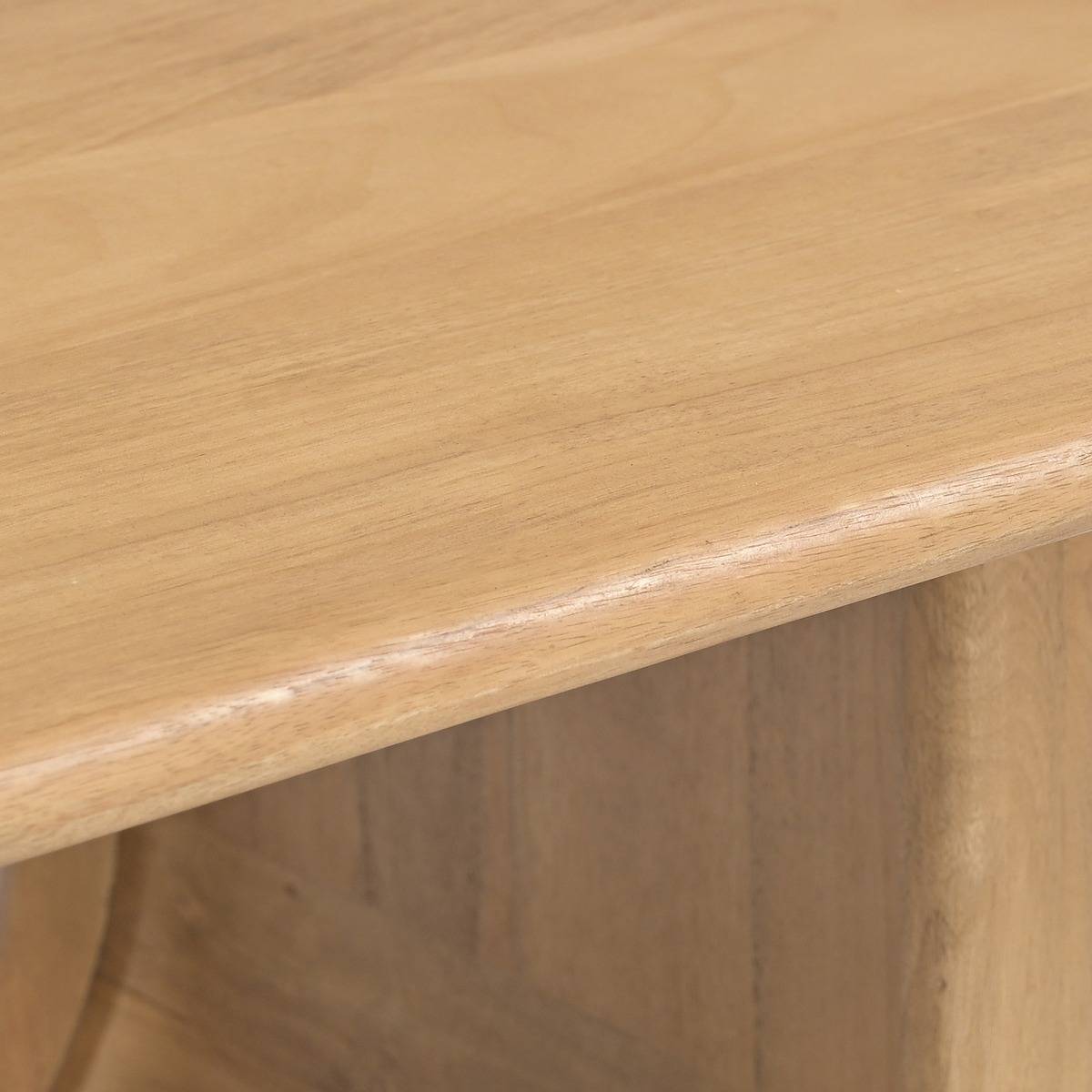 Table basse en bois de manguier CHAD bois clair, MADE IN MEUBLES 
