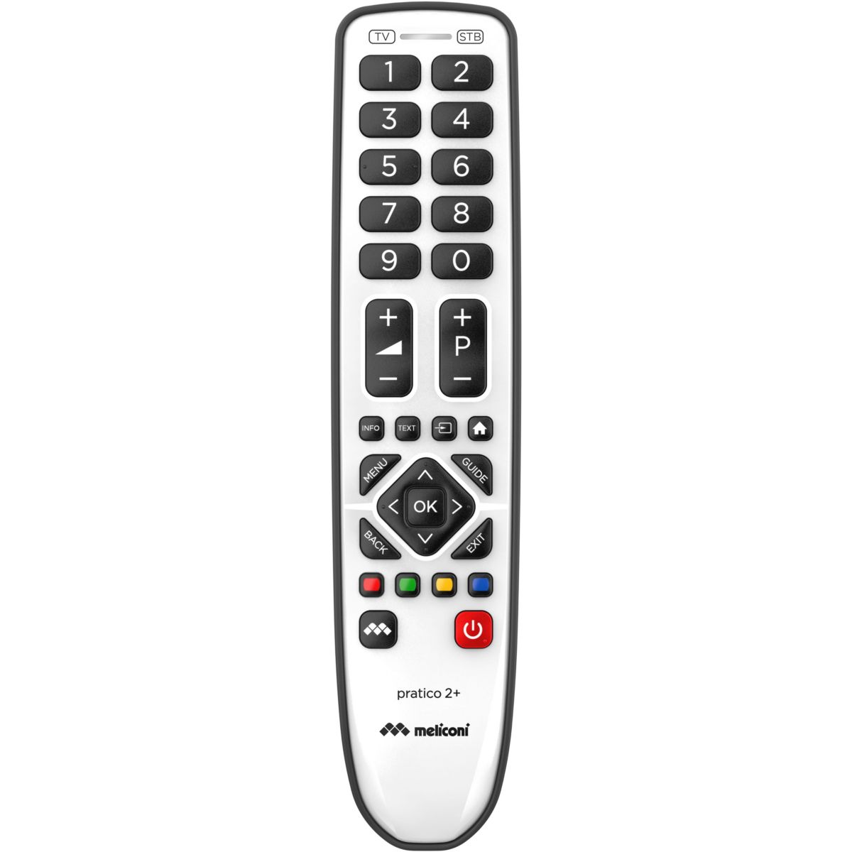 Télécommande universelle Universelle 2 en 1 PRATICO 2+ couleur unique, MELICONI