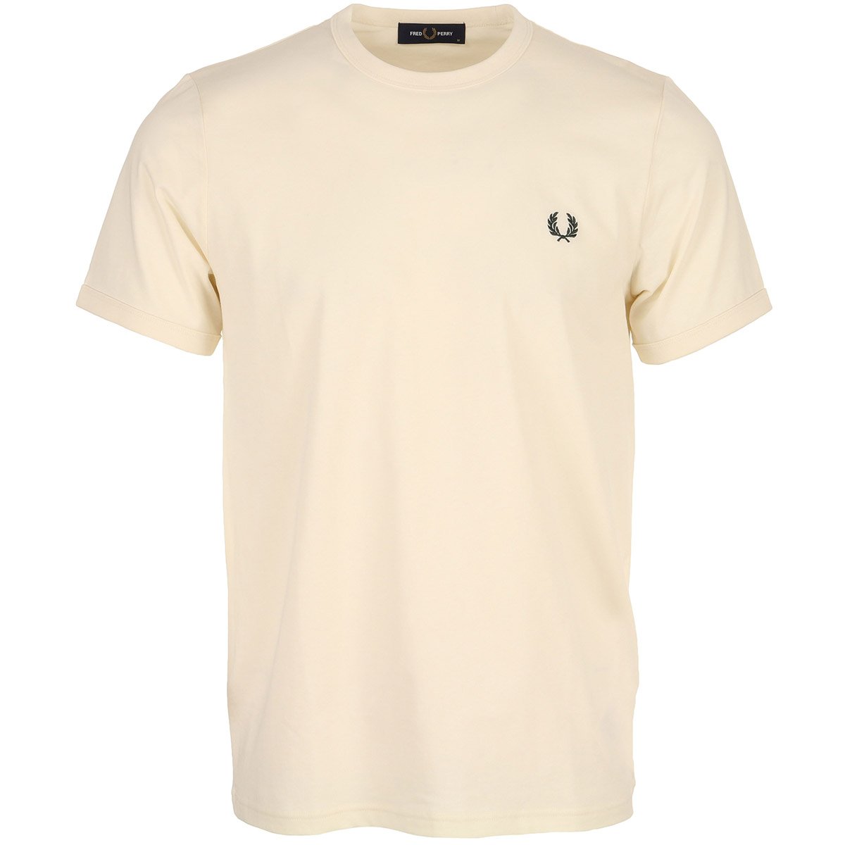 RINGER T-SHIRT ecru, FRED PERRY
