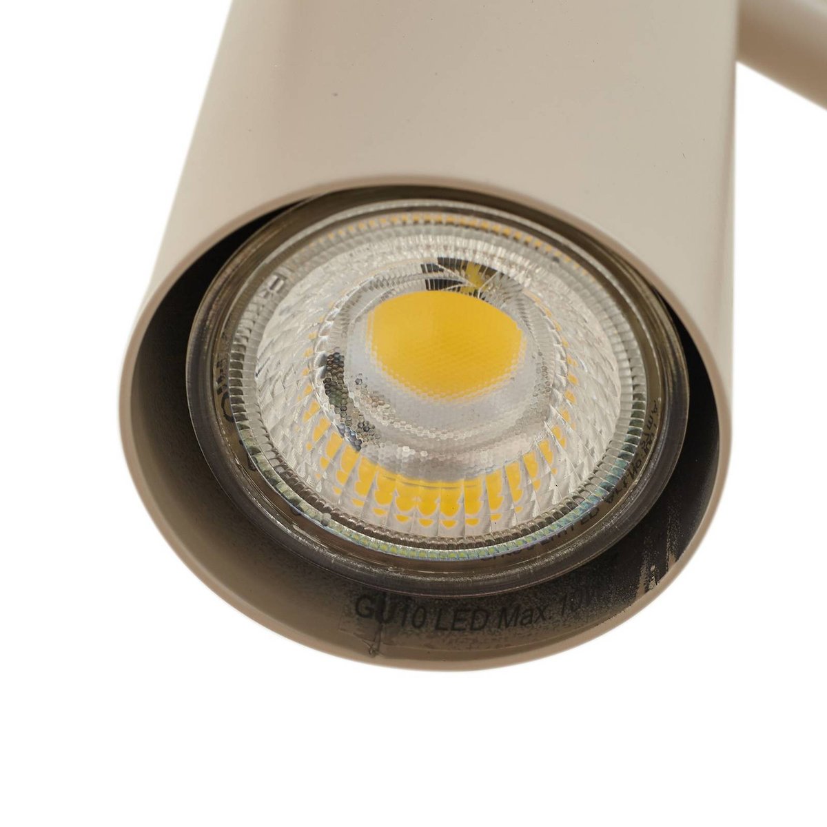 Plafonnier en métal moderne, Marilou beige, LINDBY