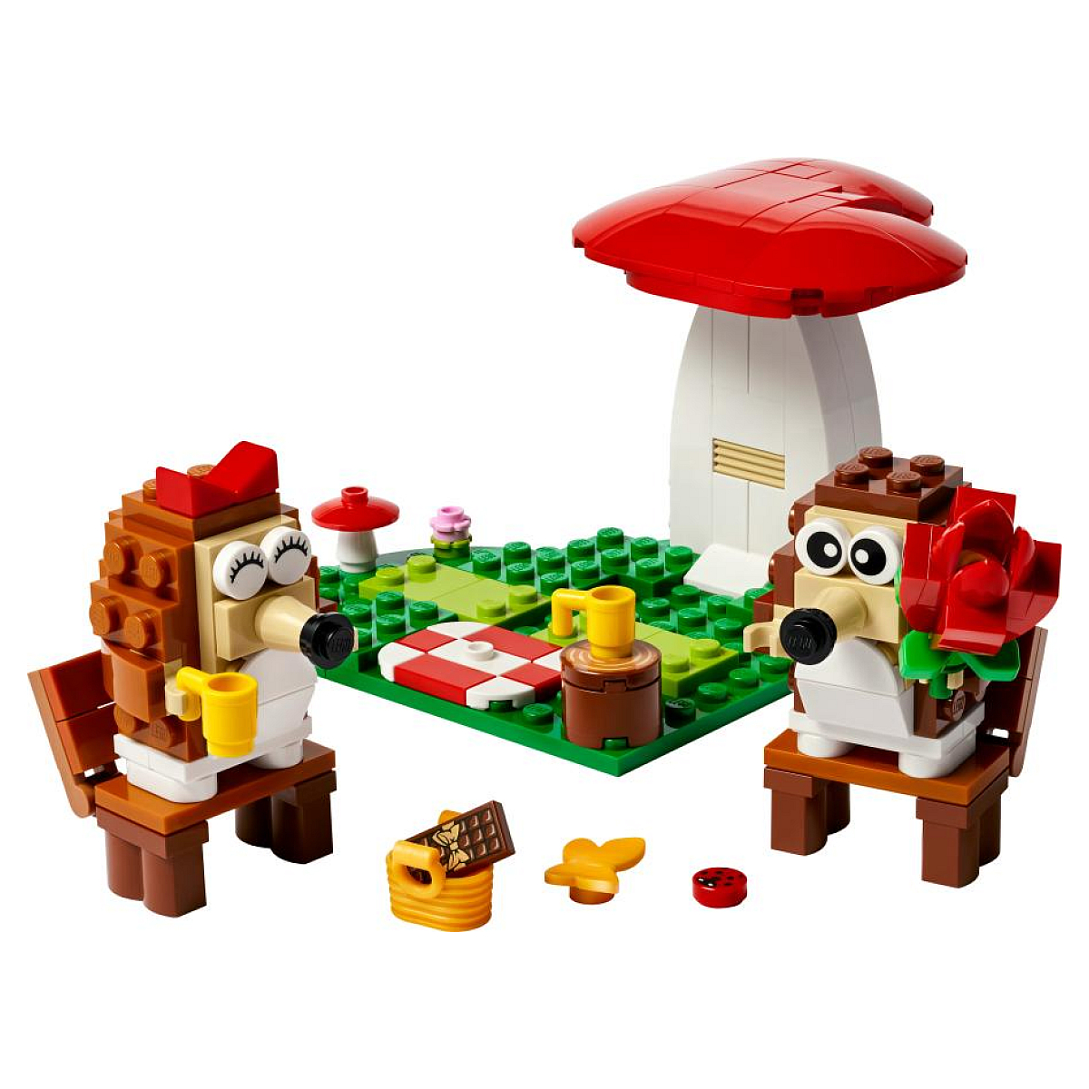 40711 Le pique-nique des hérissons ® Iconic couleur unique, LEGO