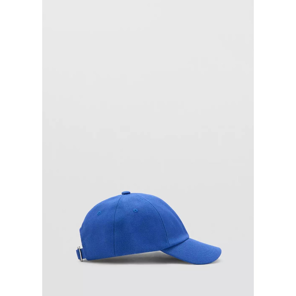 Casquette en piqué de coton bleu, MANGO MAN