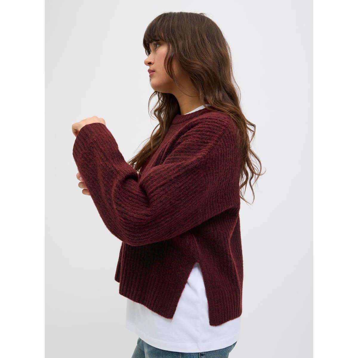Pull En Maille cabernet, JJXX