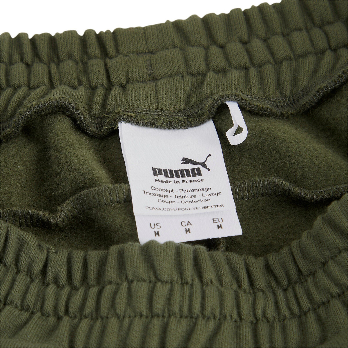 Short Made In France avec logo brodé kaki, PUMA