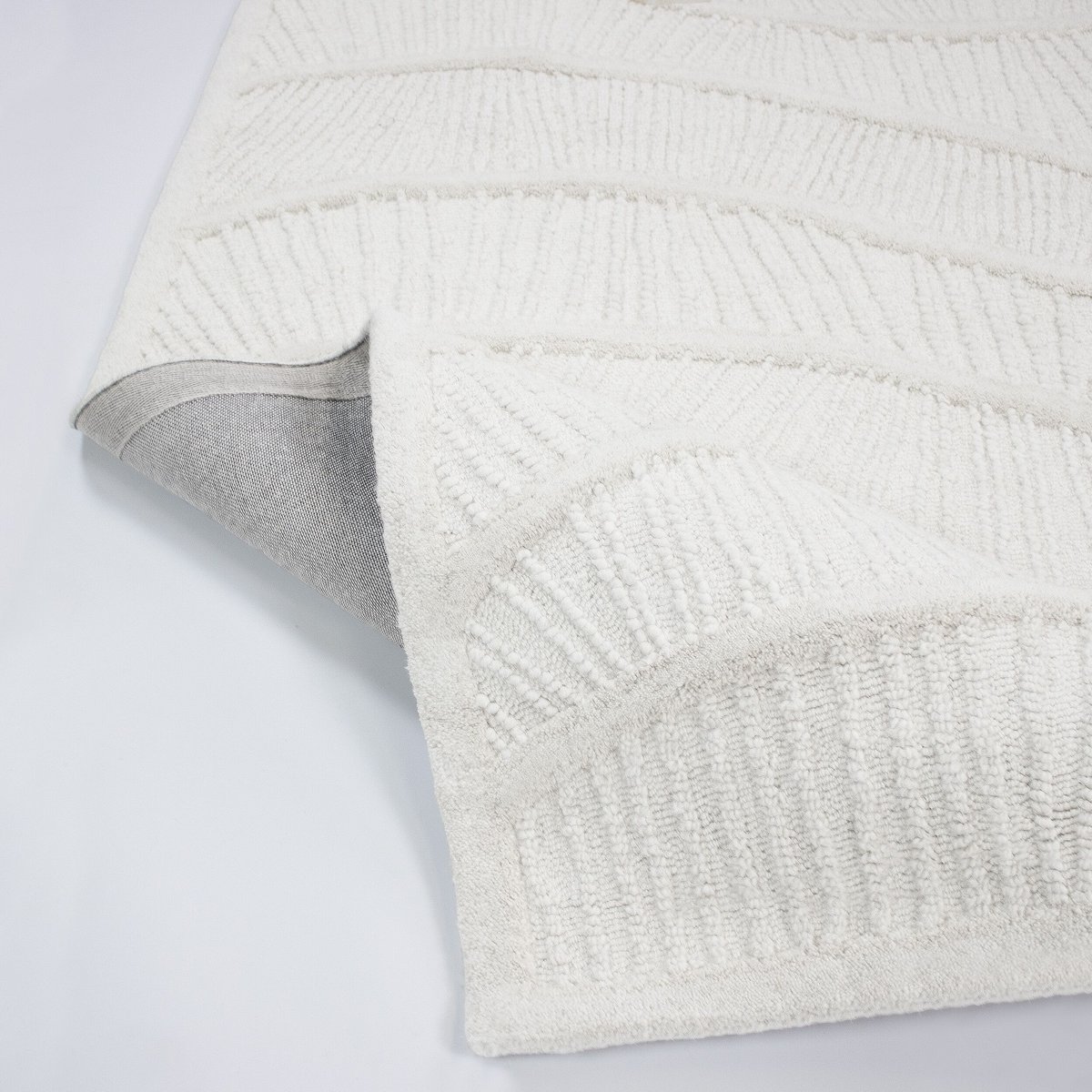 Tapis en laine VAGUES blanc, FLAIR RUGS