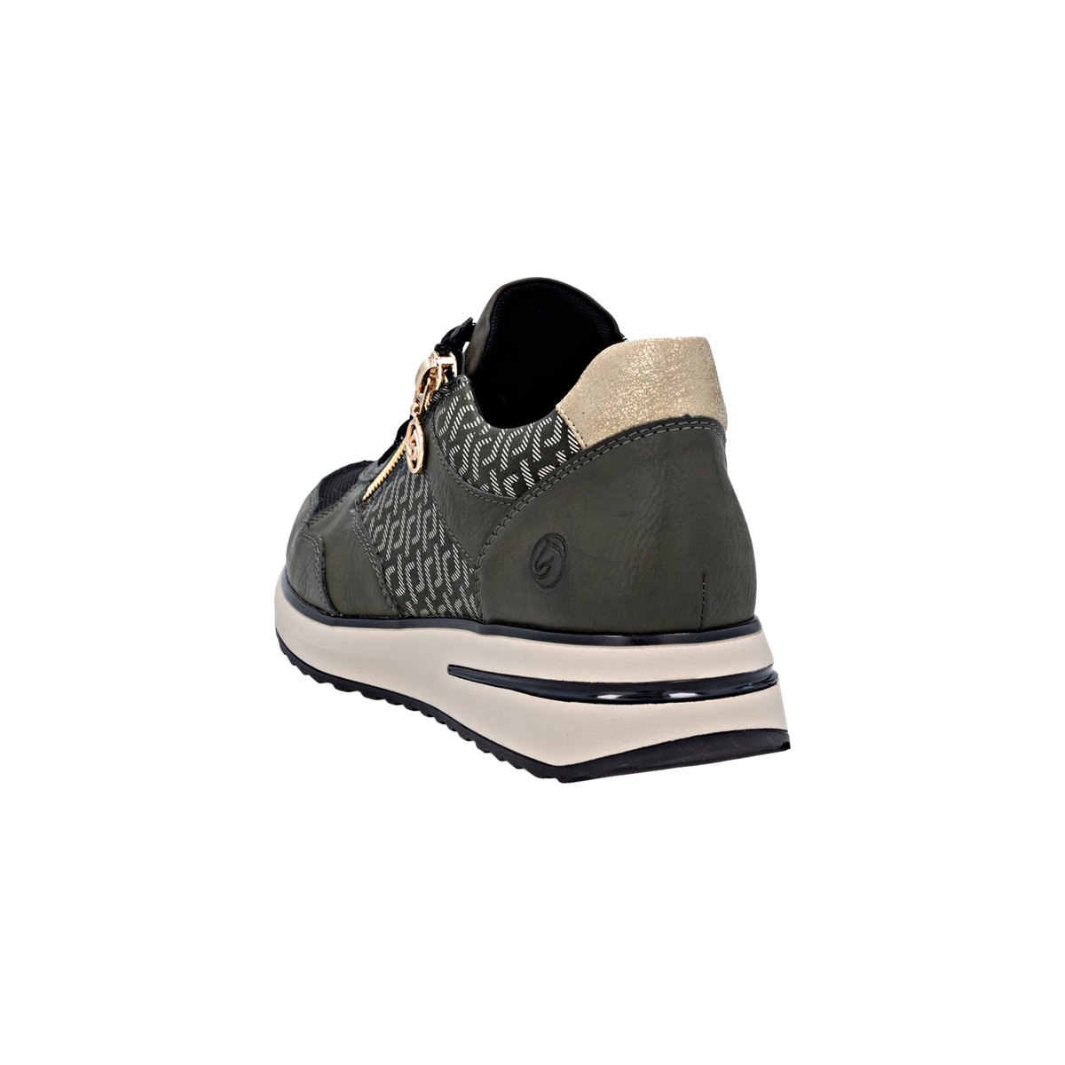 Basket à Lacets Et Zip Gloria vert-combi, REMONTE