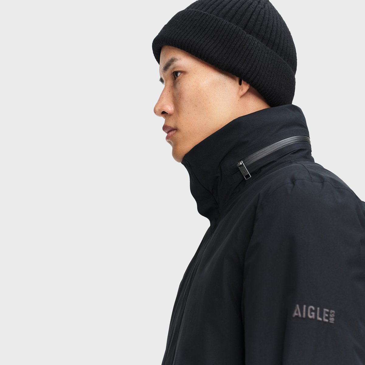Parka à capuche GORE-TEX noir, AIGLE