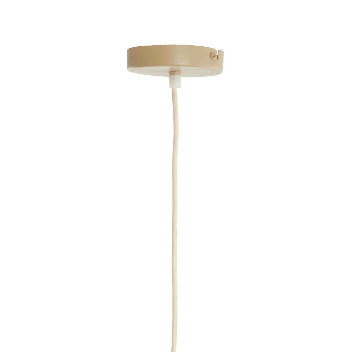 Lampe Suspendue Textiles IRAVELLE naturel, LIGHT & LIVING 