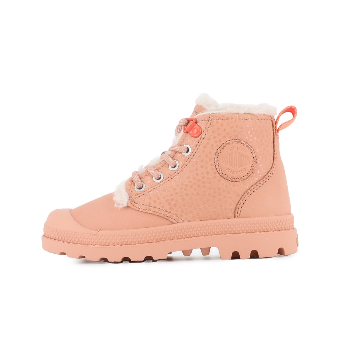 Boots en cuir PAMPA ZIP WL rose-hidden coral, PALLADIUM