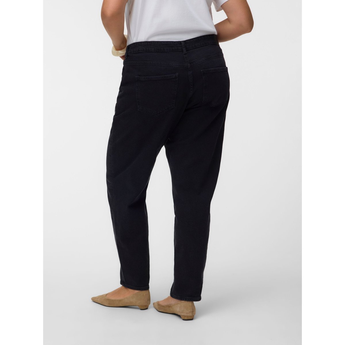 Jean Mom dark grey denim, VERO MODA