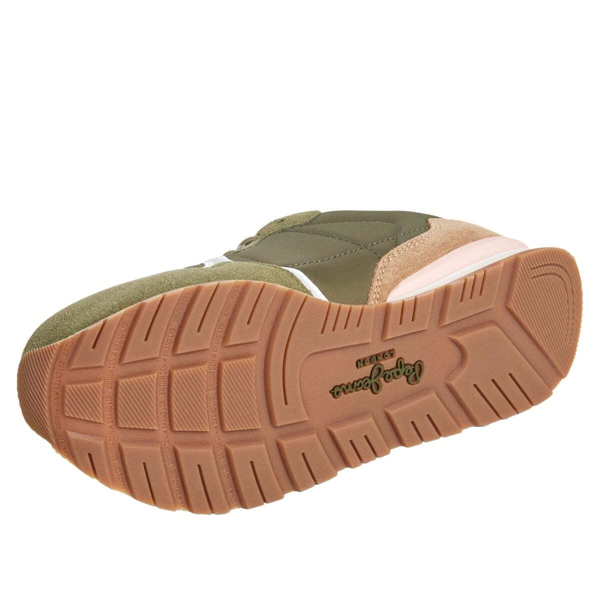 Brit - Baskets De Running Rétro vert foncé, PEPE JEANS