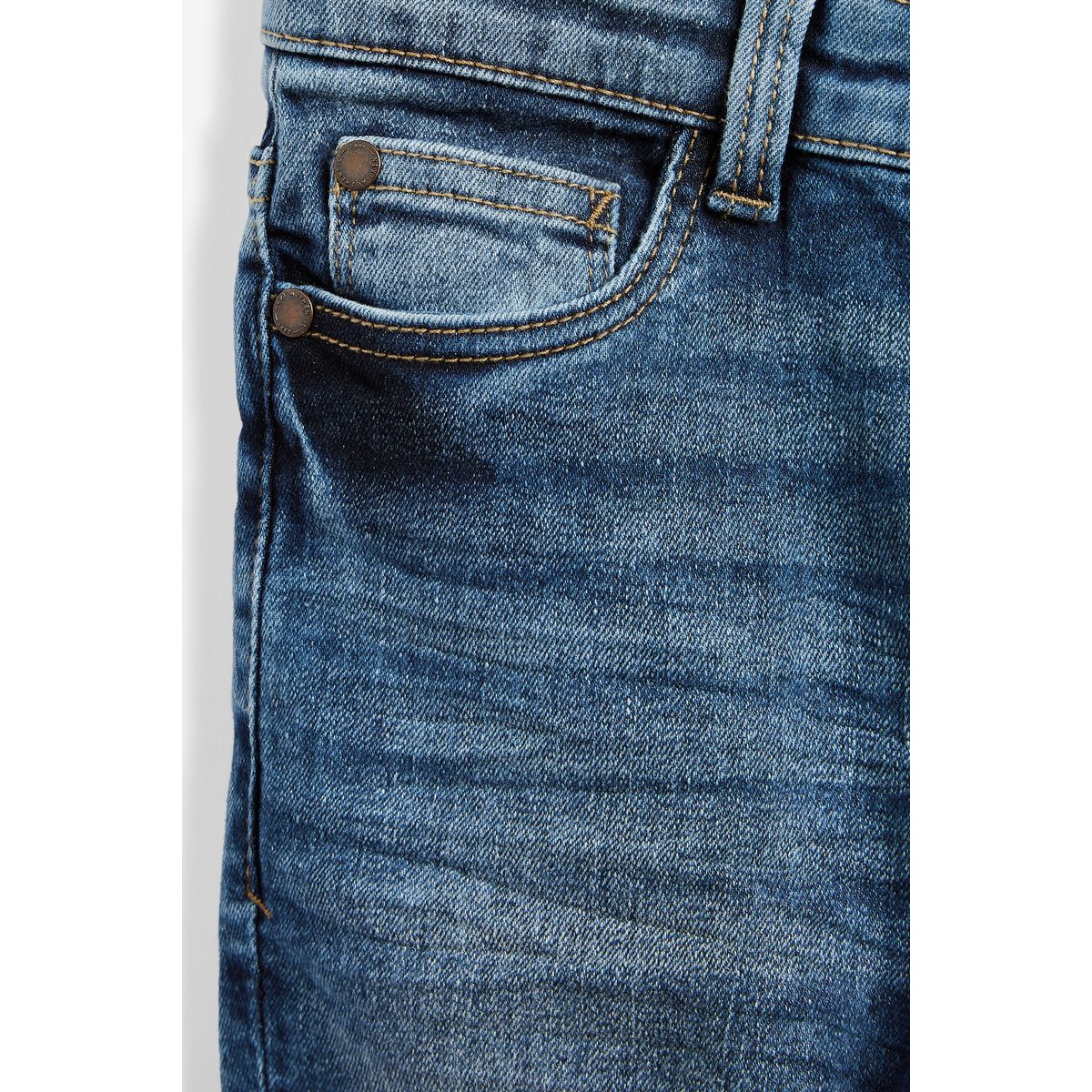 Jean Cinq Poches Coupe Skinny bleu, NEXT