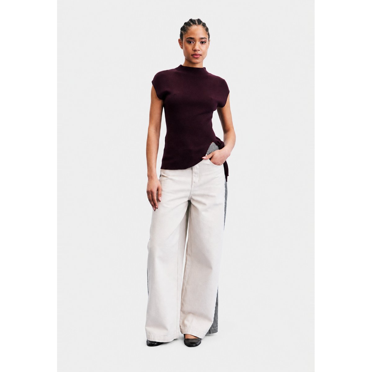 Top Hotaka en coton HOTAKA figue, FRNCH