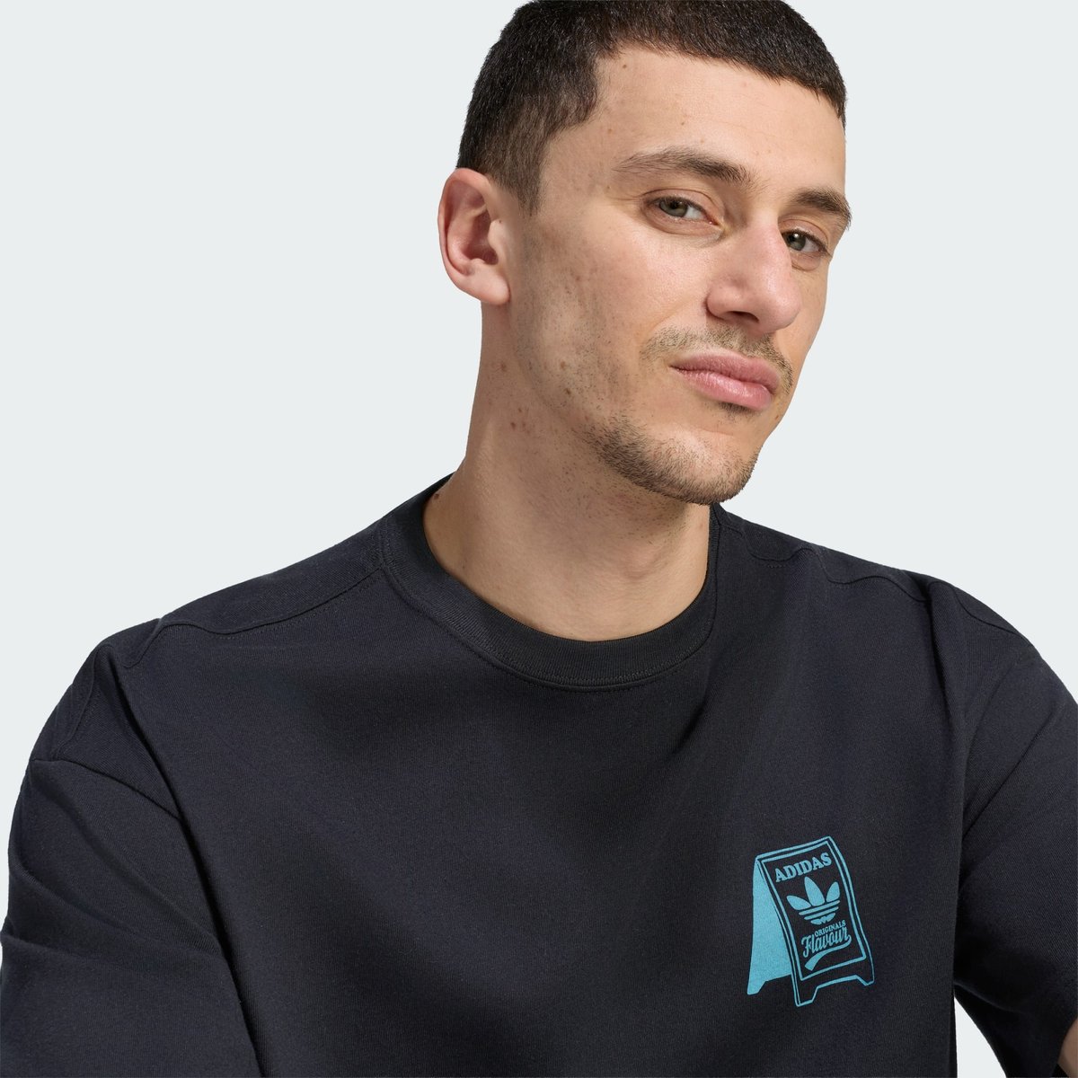 T-Shirt Food Cart black, adidas Originals