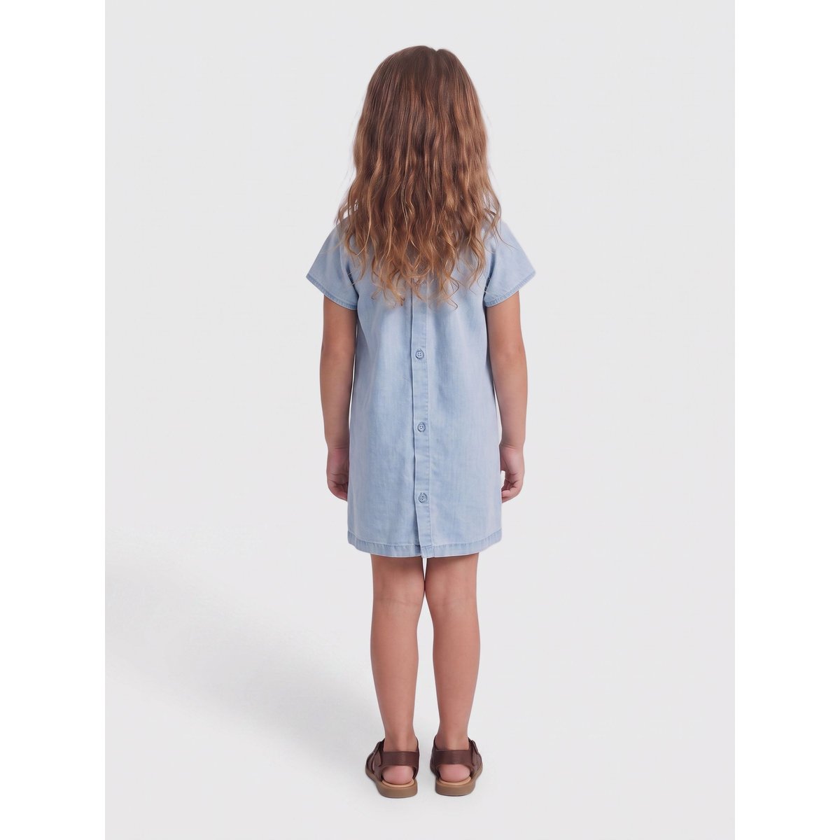 Robe light blue denim, KIDS ONLY