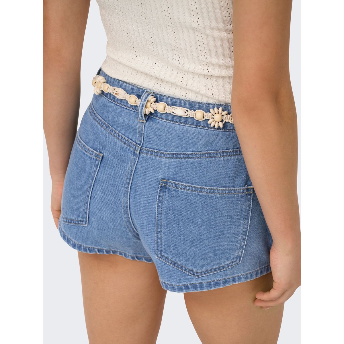 Short En Denim light blue denim 1, ONLY