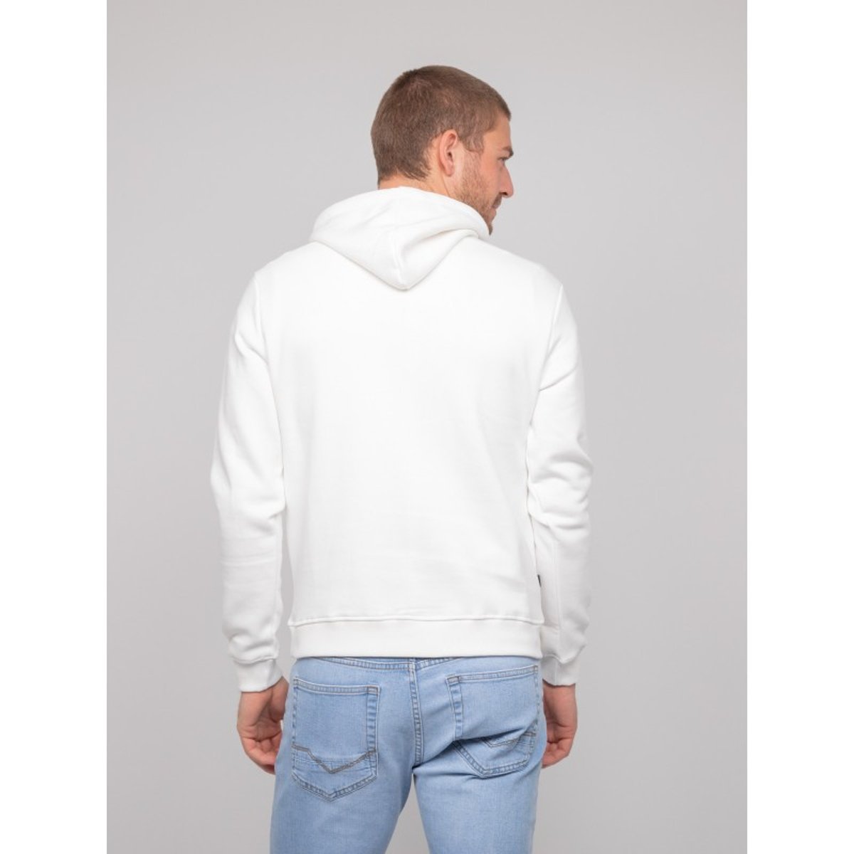 Sweat Capuche Wolfige ecru, RITCHIE