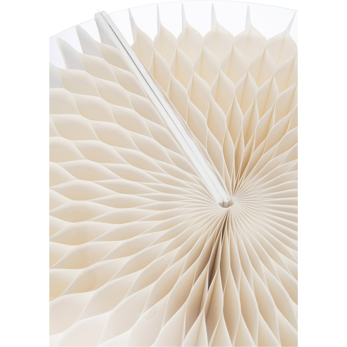 Bar pliable rond en papier blanc cassé élégant, RECOLLECTION