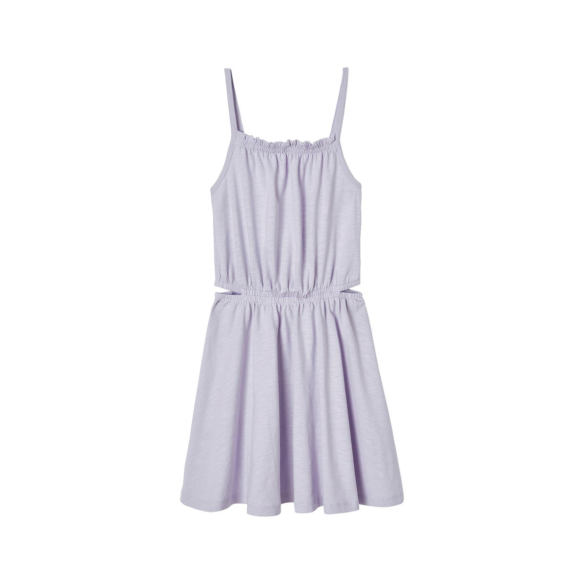 Robe à bretelles ajourée côtés lavande, VERTBAUDET