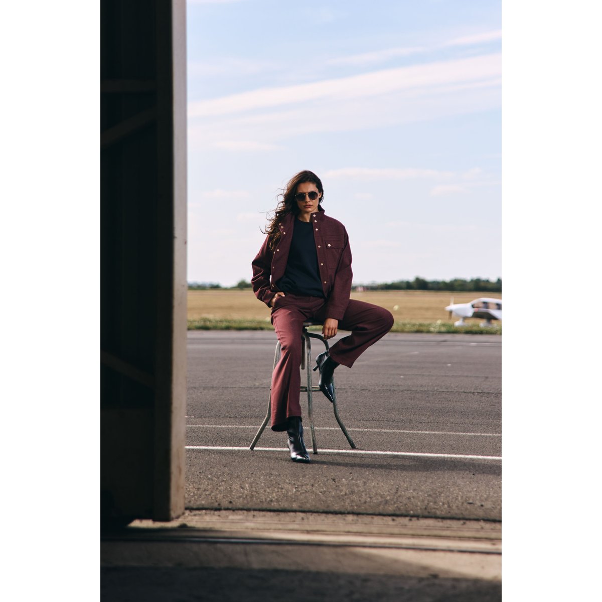 VESTE uni VESKY 55-bordeaux, LA PETITE ETOILE
