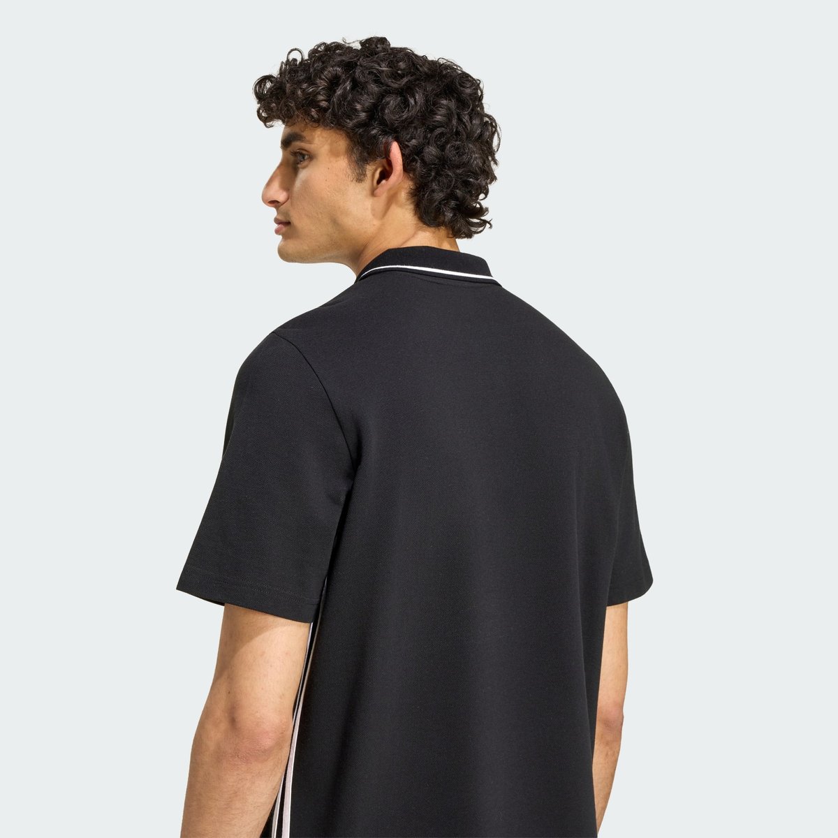 Polo Piqué 3 Bandes Essentials Polo Piqué 3 Bandes Essentials black / white, ADIDAS SPORTSWEAR